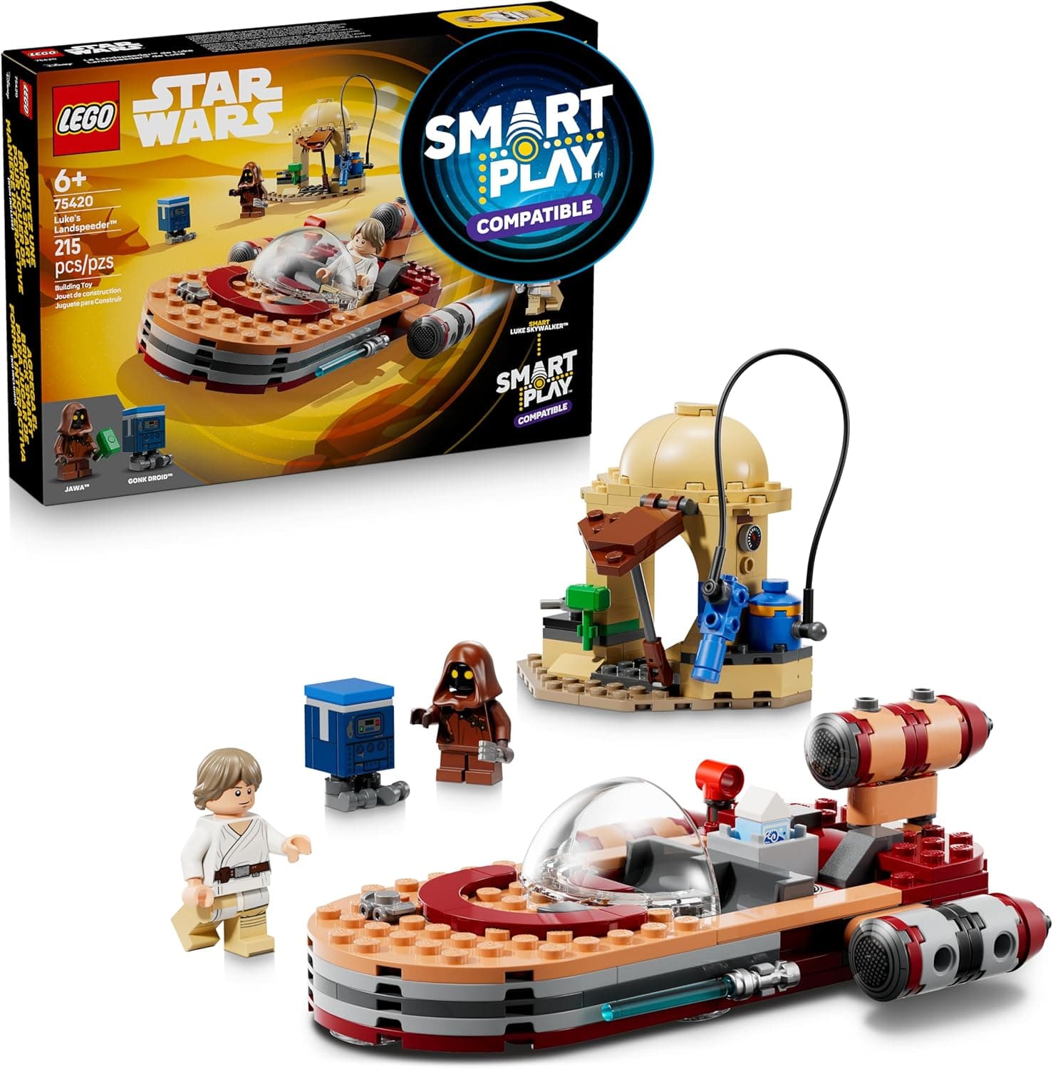 LEGO Star Wars SMART Play Luke’s Landspeeder Set 75420
